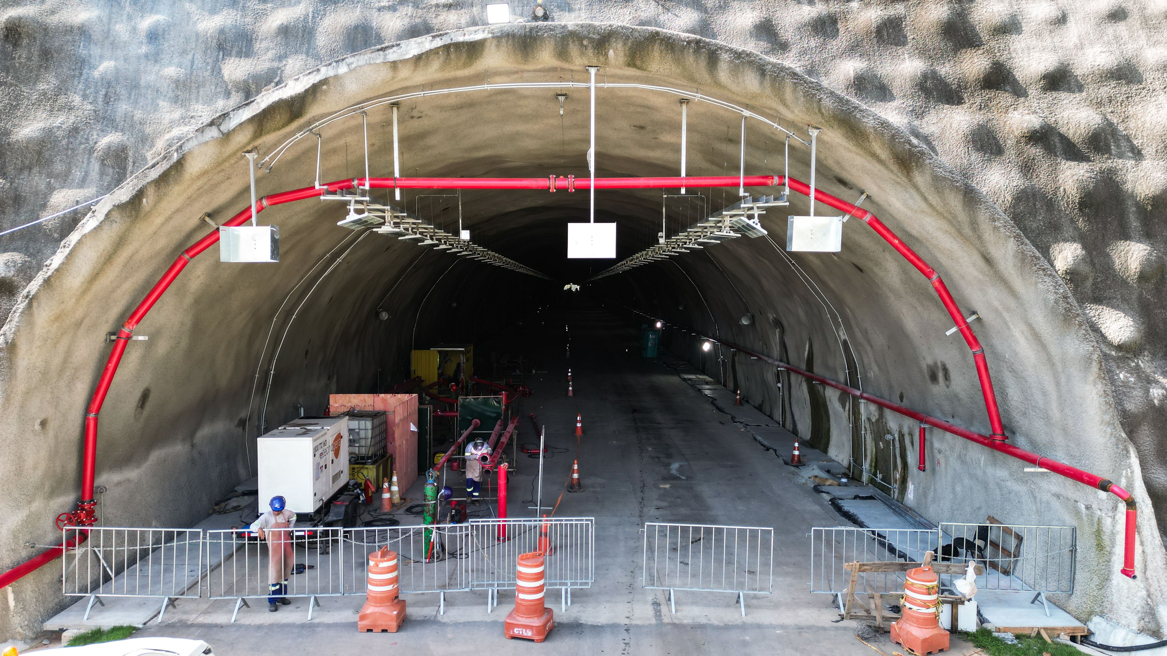 Emboque Túnel 4 - instalação sistemas de segurança