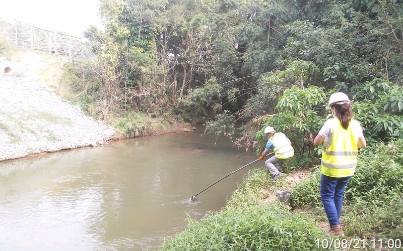 Ponto 06 - Rio Maruim - Montante - Coleta (2)