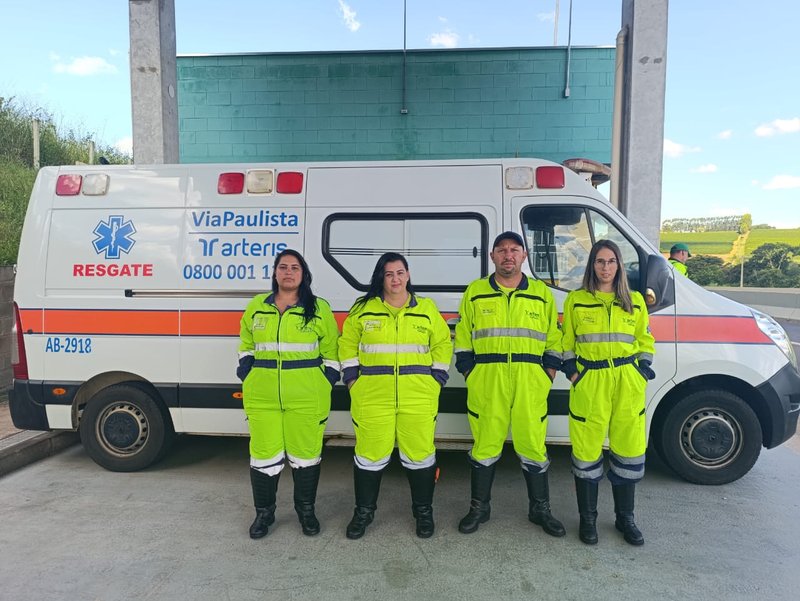 Equipes que atuaram no socorro do recém-nascido Ravi